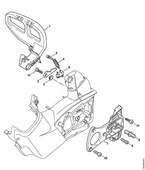 Akumulatorska motorna žaga (MSA) MSA 160 T Å citnik za roke, zavora verige della Marca Stihl